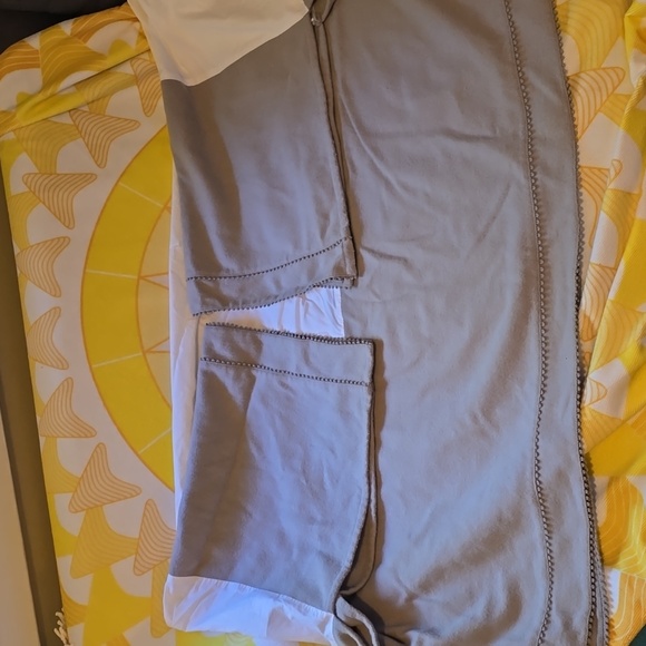 VGUC- Restoration Hardware Baby & Child Wool Gray Crib Skirt - Picture 5 of 13